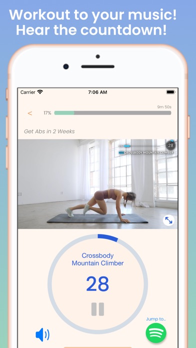 Screenshot #1 pour FitMix: Music & Fitness