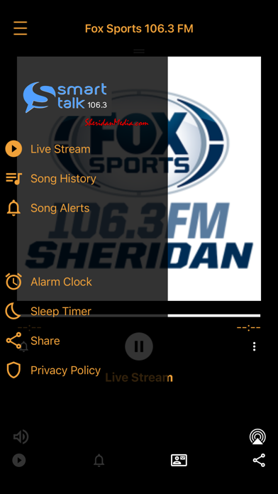 Fox Sports 106.3 FM Screenshot