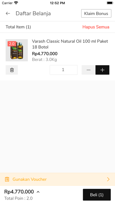 Varash App Screenshot