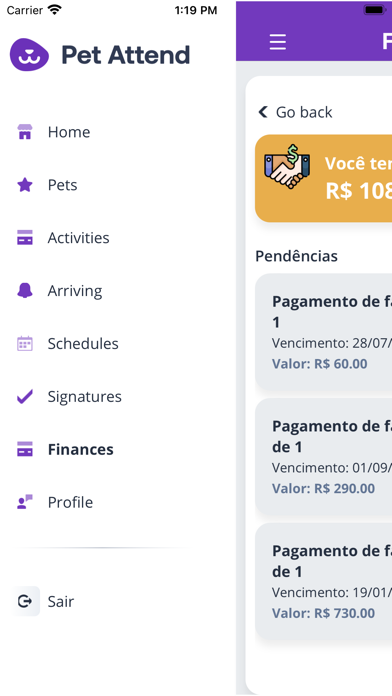 Pet Attend Screenshot