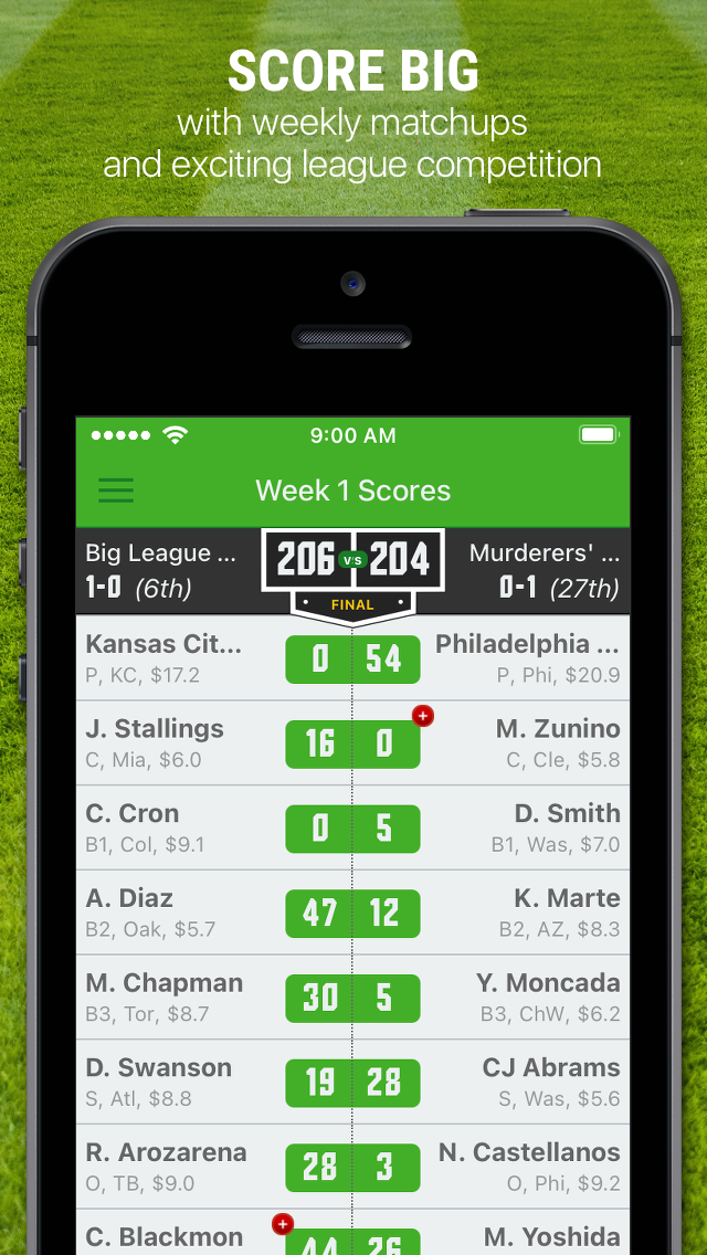 H2H Fantasy Baseball