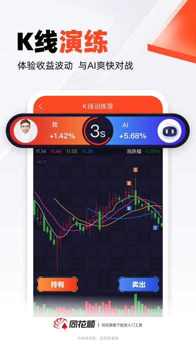 同花顺模拟炒股-轻松股票入门 Screenshot
