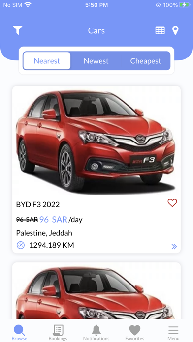 Almusbah for car rental Screenshot