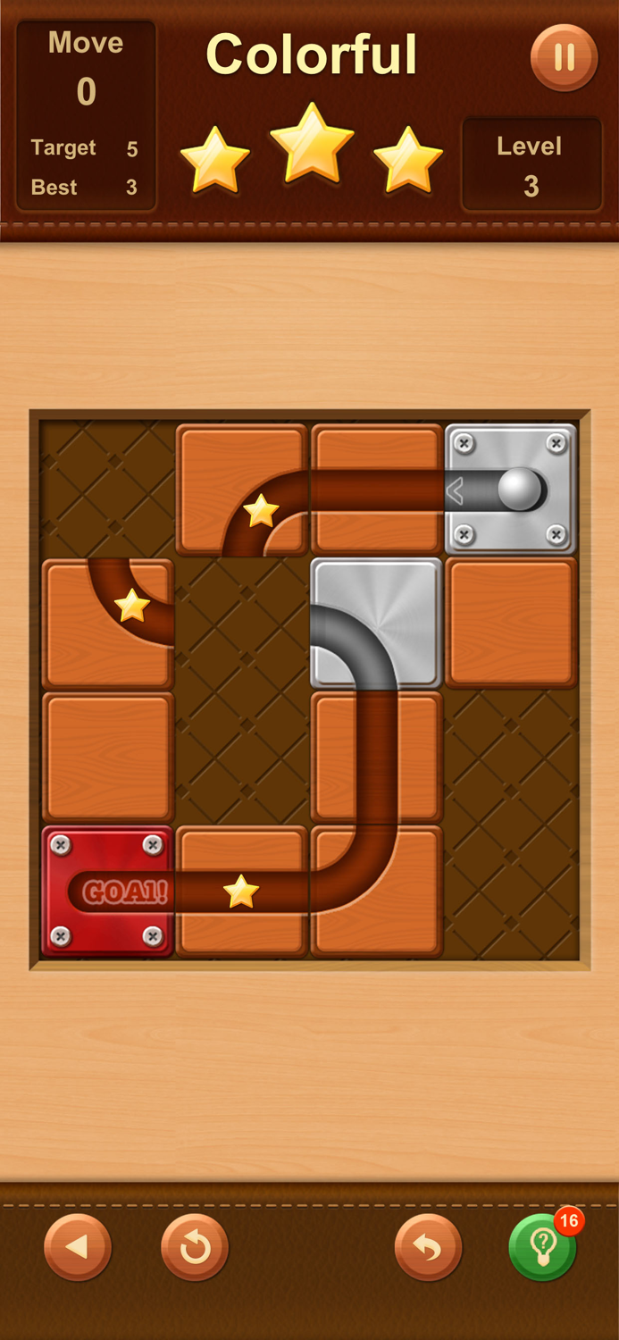 Unblock Ball Slide Puzzle