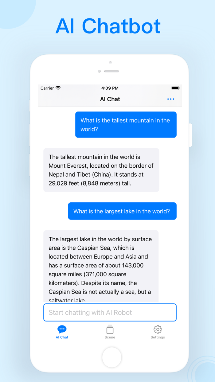 Power AI Chat - Chatbot