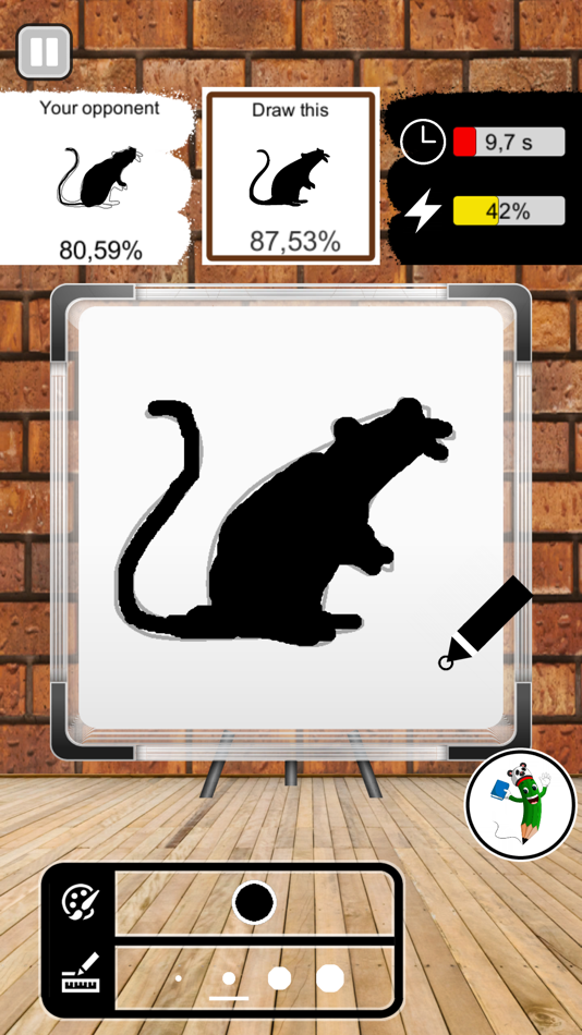 #5. 3 2 1 Draw-Drawing game sketch (iOS) 由: Michal Stachyra