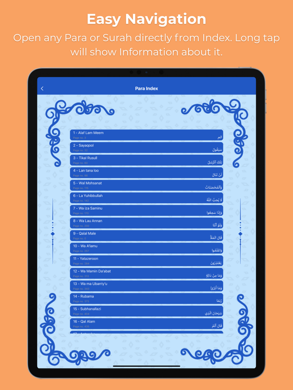 Quran With Urdu Tarjuma iPad screenshot 5 - Reference app