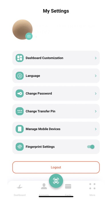 Arab Islamic Bank Mobile app Screenshot