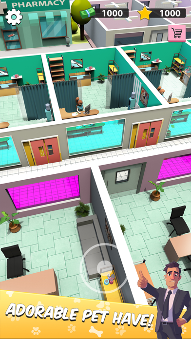Idle Pet Care: Animal Hospital Screenshot