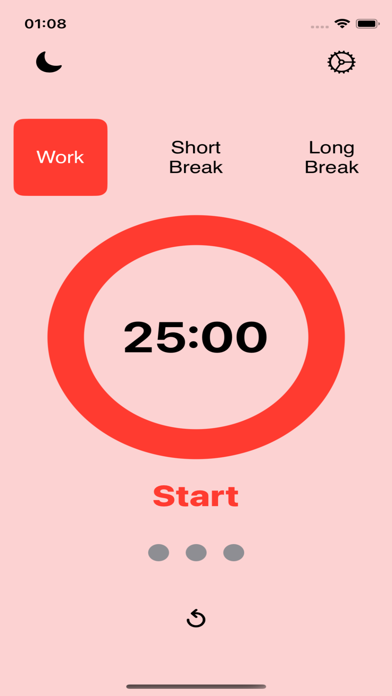 Basic Pomodoro Timer Screenshot