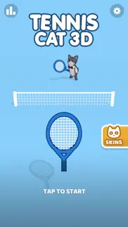 tennis cat 3d iphone screenshot 1
