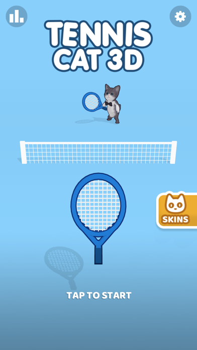Tennis Cat 3D Screenshot