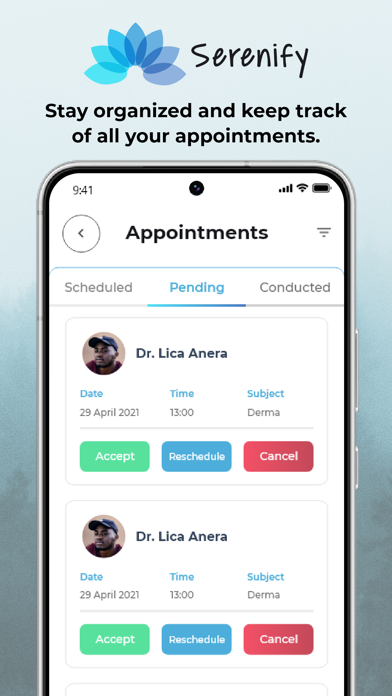 Serenify Doctor iPhone screenshot 5 - Medical app