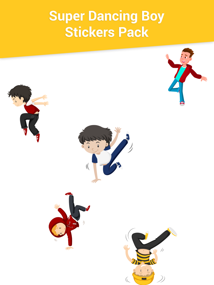 Super Dancing Boy Emojis