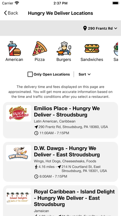 Hungry? We Deliver Screenshot
