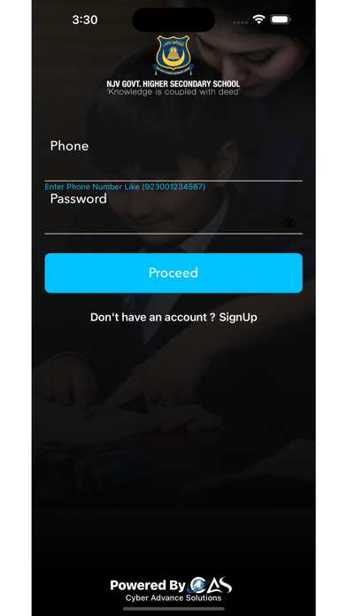 NJV GOVT. Higher Sec. School Screenshot