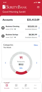 Surety Bank Mobile screenshot #2 for iPhone