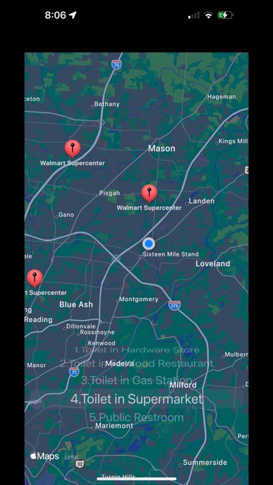 toilet-finder Screenshot