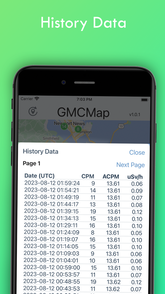 #3. GMCMap (iOS) 由: GQ Electronics LLC