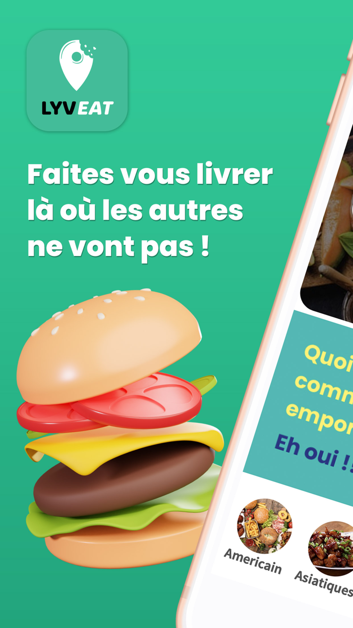 Lyveat - Livraison de repas