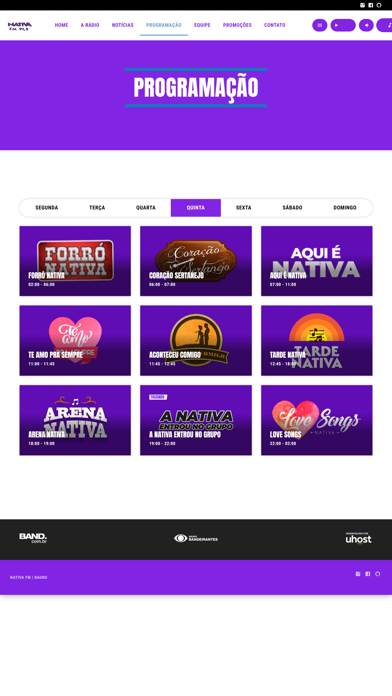 Nativa FM Bauru Screenshot