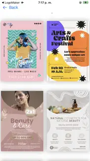 poster maker, flyer maker iphone capturas de pantalla 4