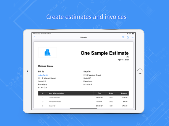 RenoPlan - Floor Plan Creator iPad screenshot 6 - Productivity app