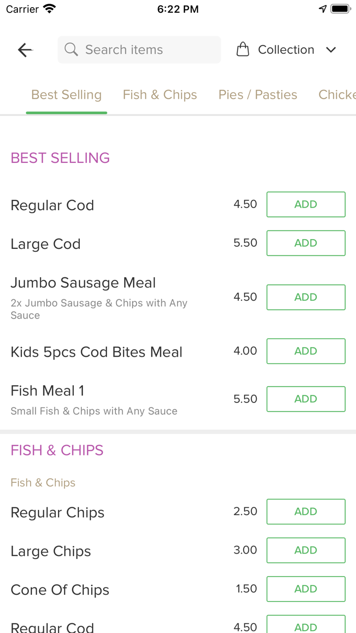 Seafood Fish and Chips