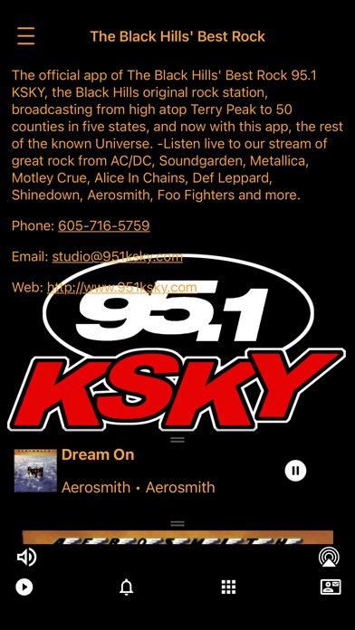 95.1 KSKY Black Hills Rock! Screenshot