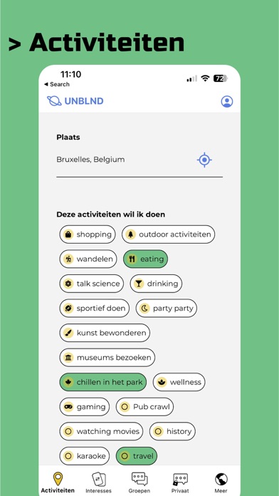 UNBLND - chat & meet people Screenshot