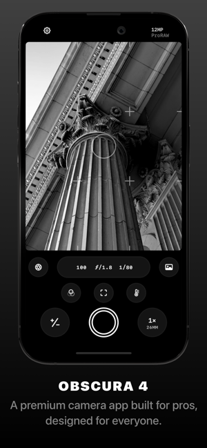‎Obscura — Pro Kamera Ekran Görüntüsü