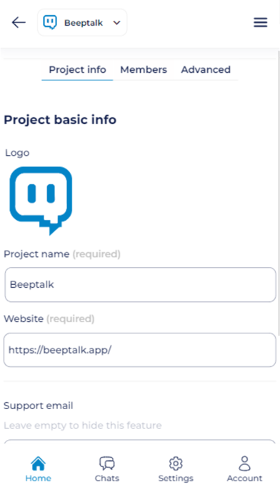 Beeptalk Screenshot