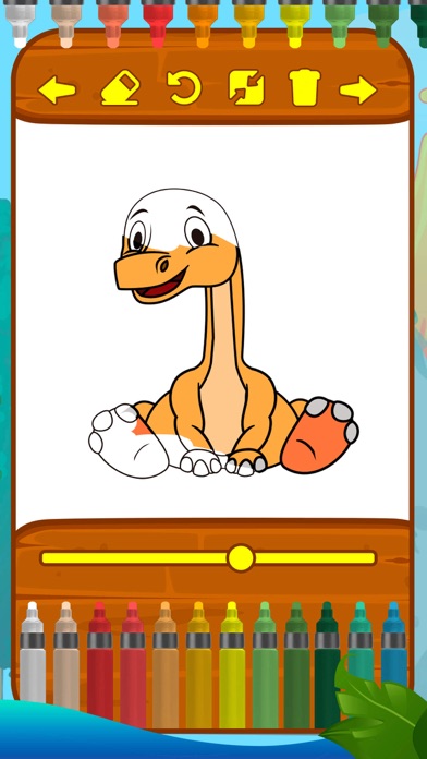 Dinosaurs Coloring Book Game Screenshot