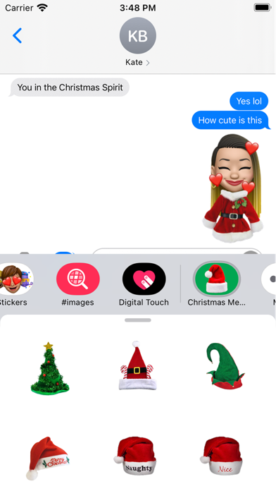 Christmas Memoji Stickers Screenshot