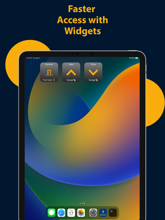 Hörmann BlueSecur iPad screenshot 4 - Utilities app