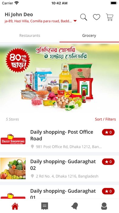 FoodAno: Food & Groceries App Screenshot