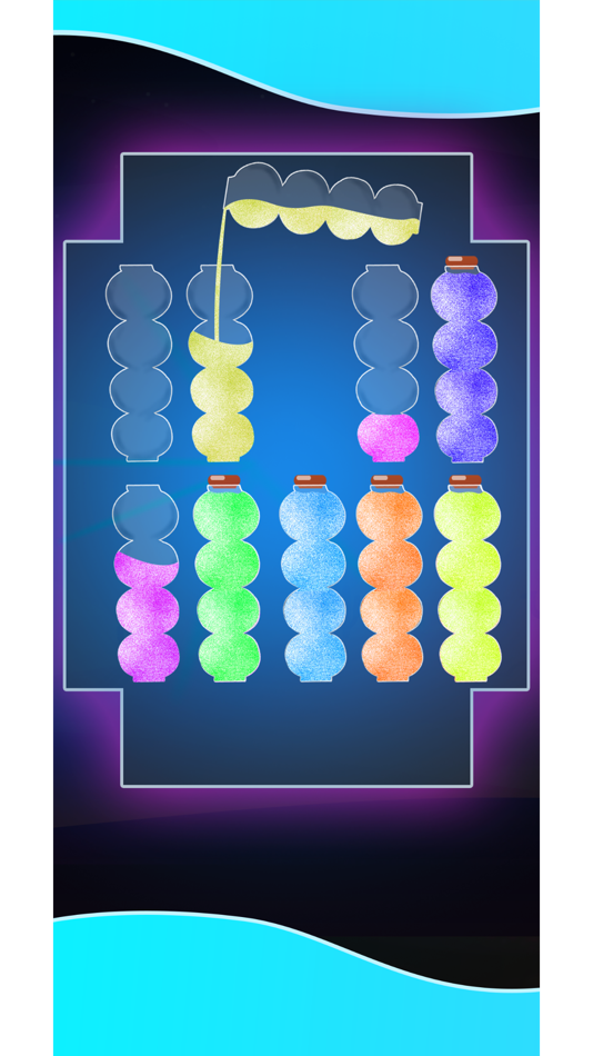 #4. Color Sort - Sand Pour Puzzle (iOS) By: Braca Innovations, Inc