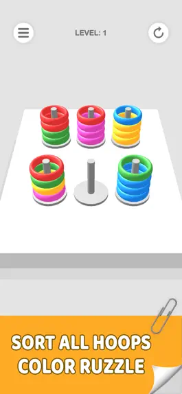 Game screenshot Sort Rings - Color Puzzle mod apk