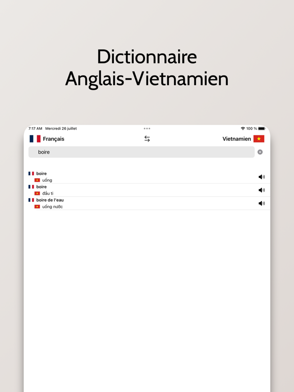 Screenshot #5 pour Dictionnaire Vietnamien