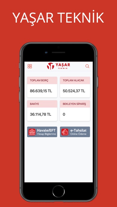 Yaşar Teknik B2B Screenshot