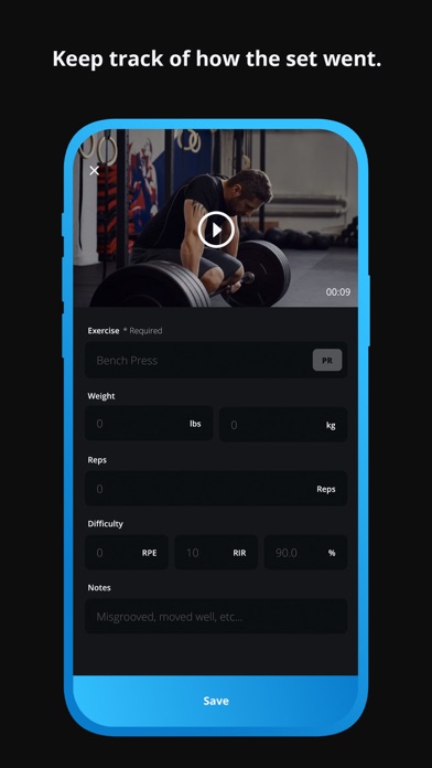 My Gym Lifts Screenshot