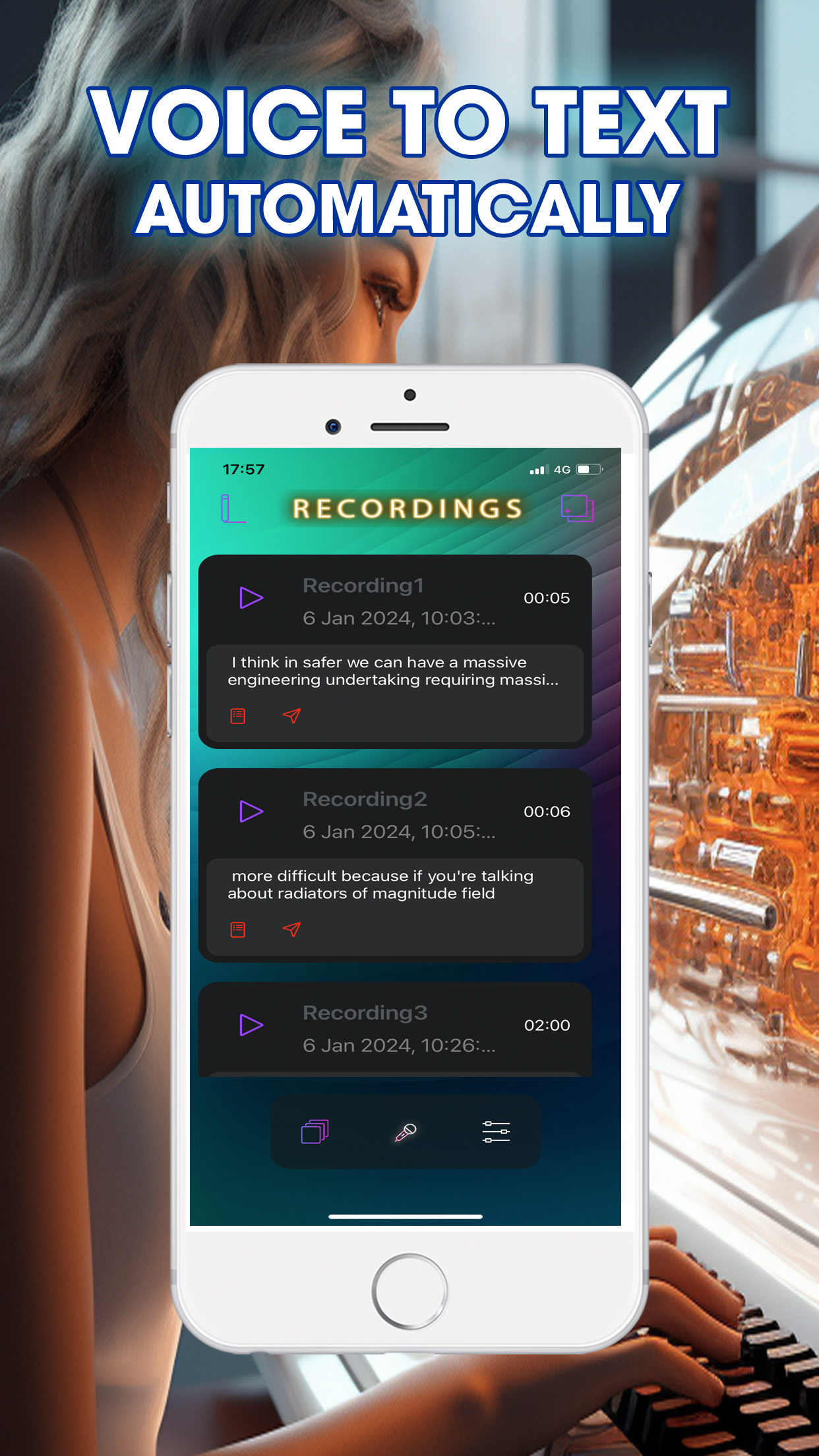 Voice Recorder: Speech To Text