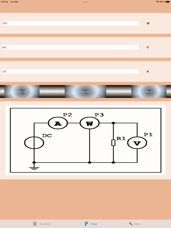 Screenshot #5 pour Ohm'sLawCalc