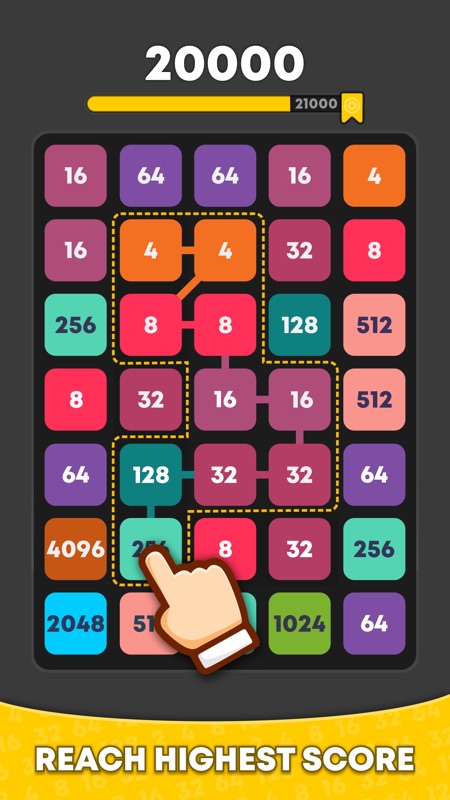 Number Match: 2048 Puzzle screenshot 4