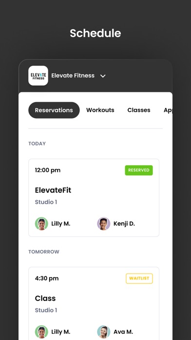 Elevate Fitness TX Screenshot