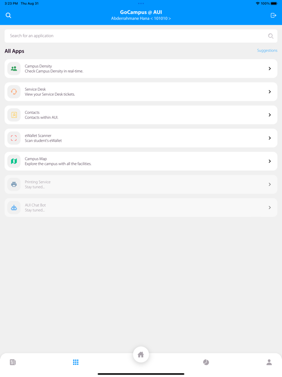 GoCampus iPad screenshot 2 - Education app