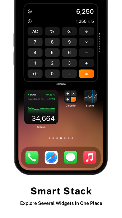 Calcullo - Calculator Widget Screenshot