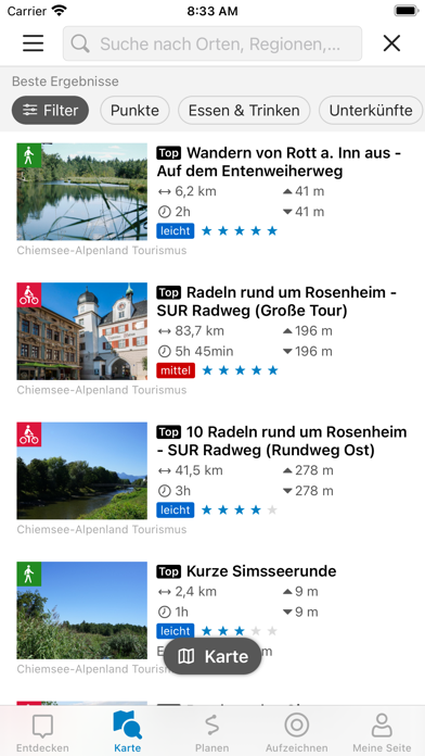 ChiemseeAlpenAPP Screenshot