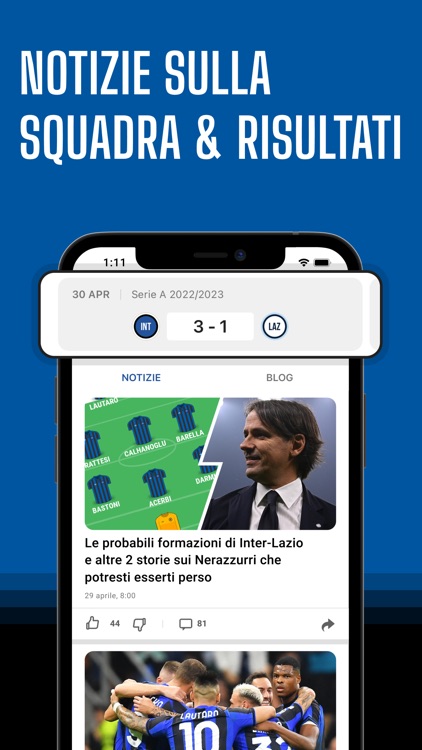 Inter Live: Risultati, notizie