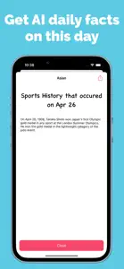 OTD: AI Generated History screenshot #2 for iPhone